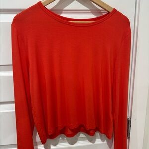 Jackson Rowe Vibrant Red Long Sleeve Tee